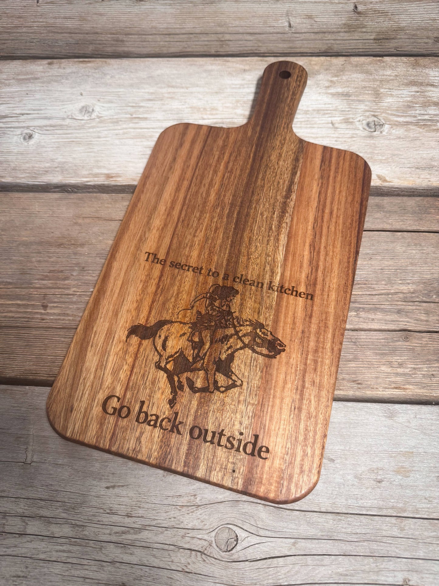 Small Cutting Board - Go Back Outside