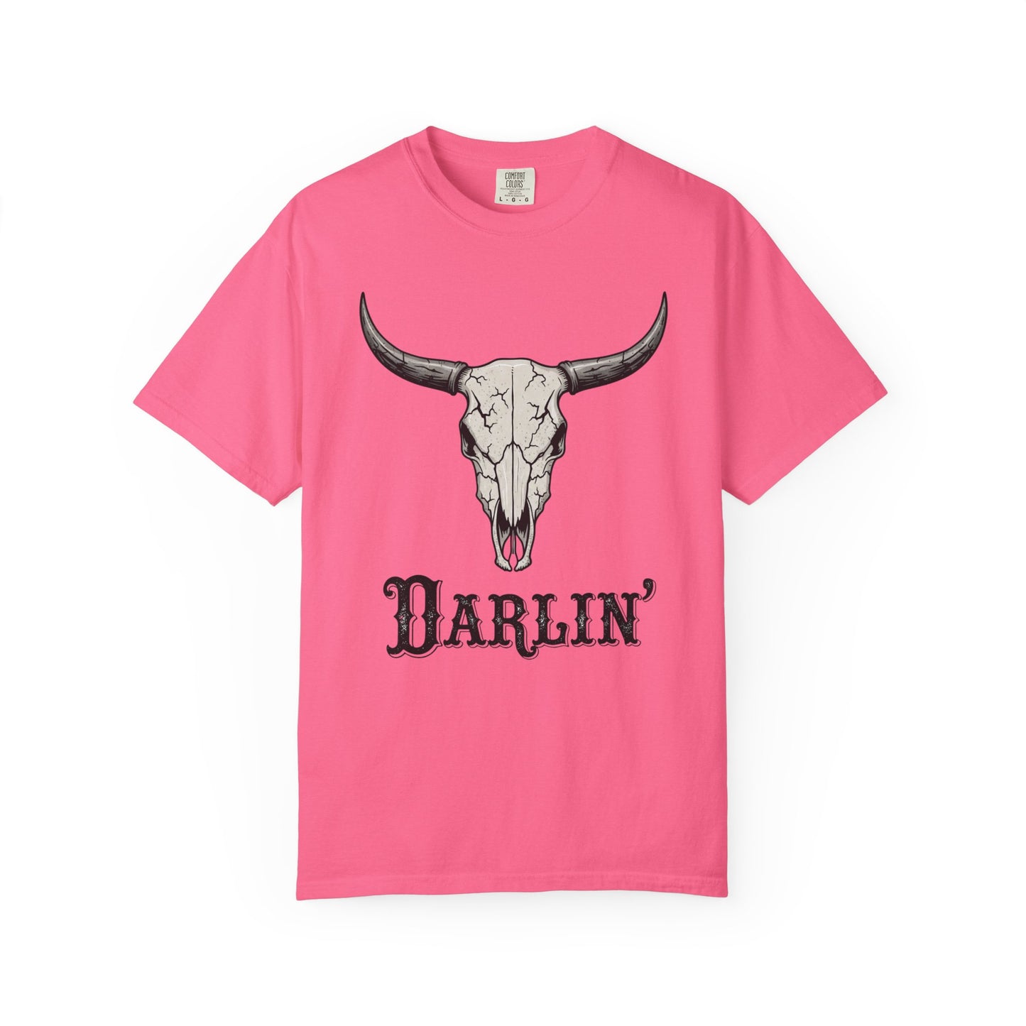 Darlin' Western Graphic T-Shirt, Boho Top, Unisex Farm Shirt, Casual Tee, Everyday Wear, Gift for Cowgirls and Outdoors Lovers