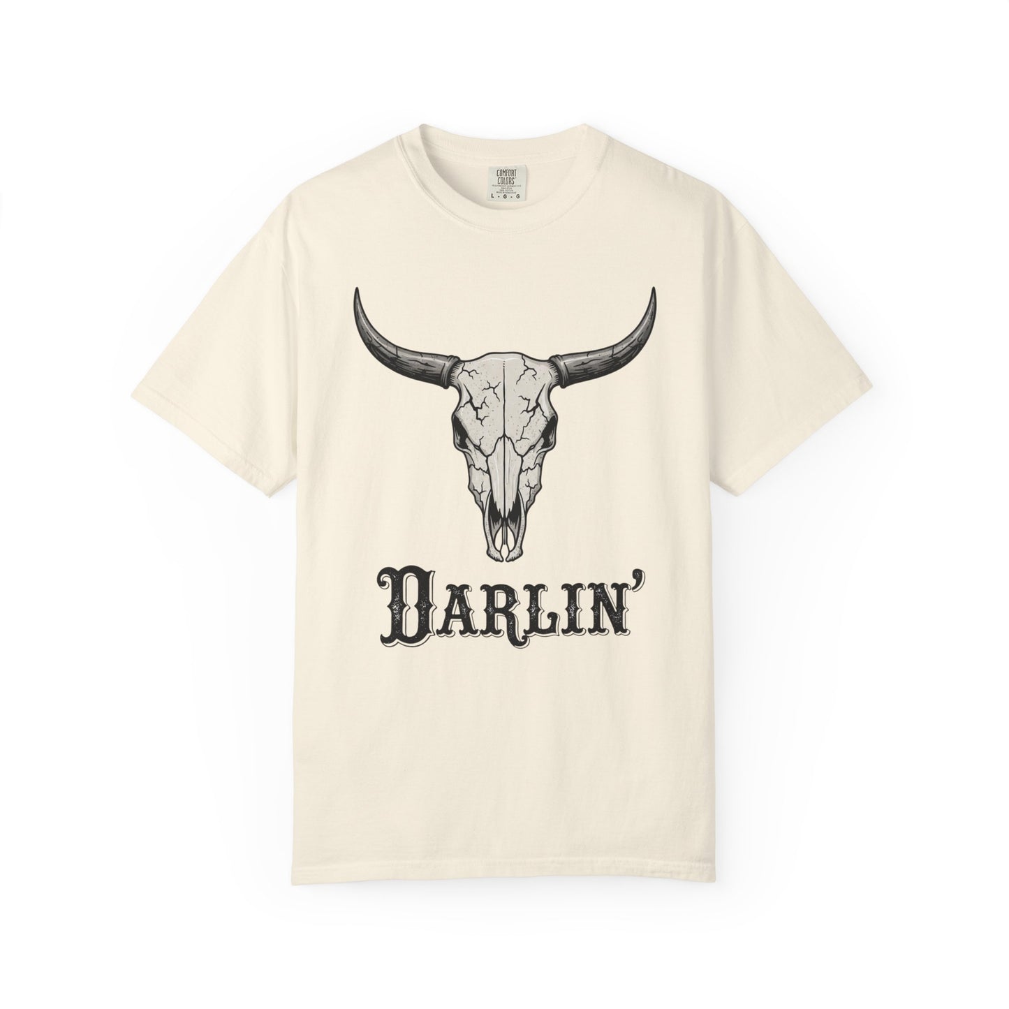 Darlin' Western Graphic T-Shirt, Boho Top, Unisex Farm Shirt, Casual Tee, Everyday Wear, Gift for Cowgirls and Outdoors Lovers