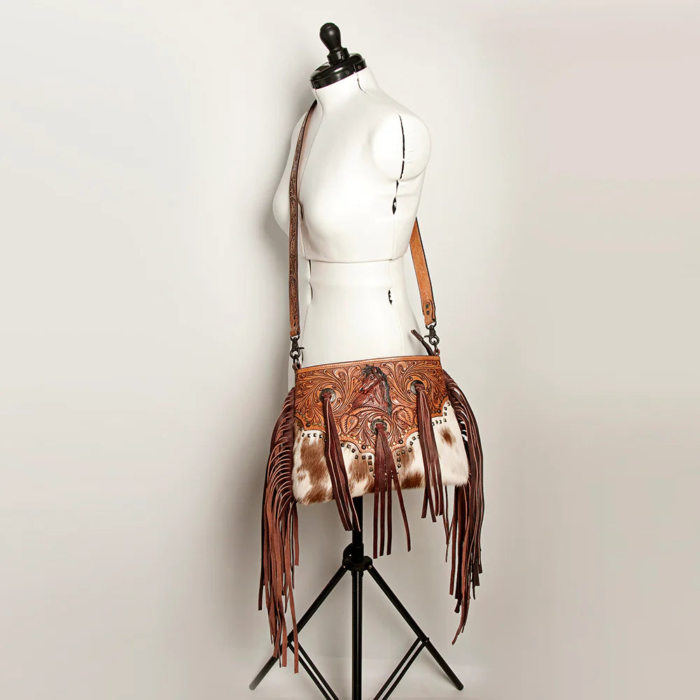 American Darling Horse Crossbody Genuine Western Leather Women Bag