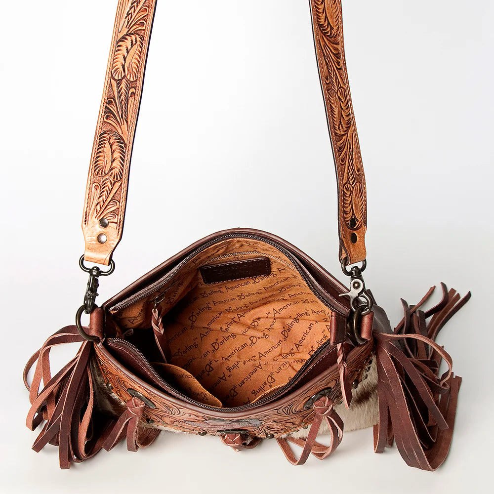 American Darling Horse Crossbody Genuine Western Leather Women Bag