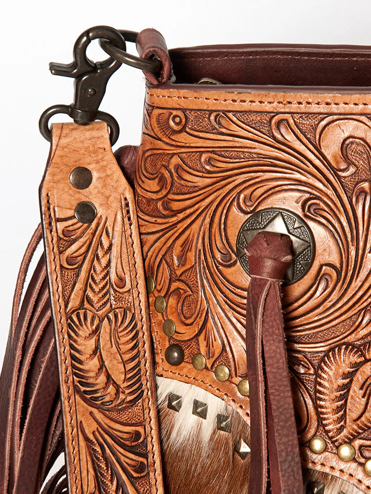 American Darling Horse Crossbody Genuine Western Leather Women Bag