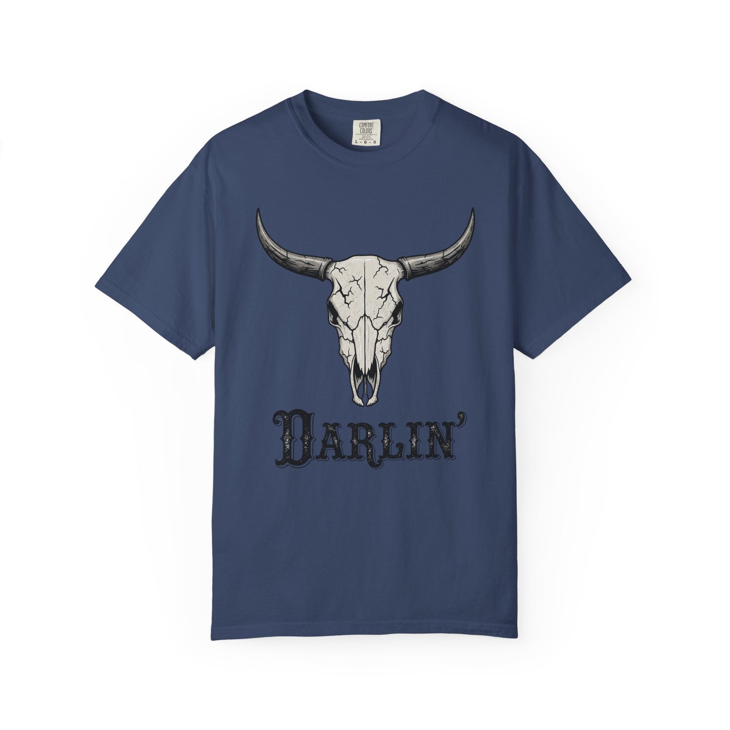 Darlin' Western Graphic T-Shirt, Boho Top, Unisex Farm Shirt, Casual Tee, Everyday Wear, Gift for Cowgirls and Outdoors Lovers