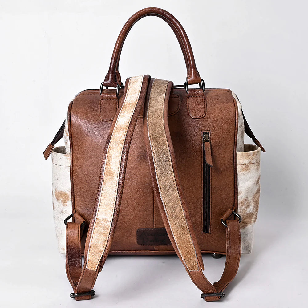 American Darling Backpack Hair On Genuine Western Leather Women Bag