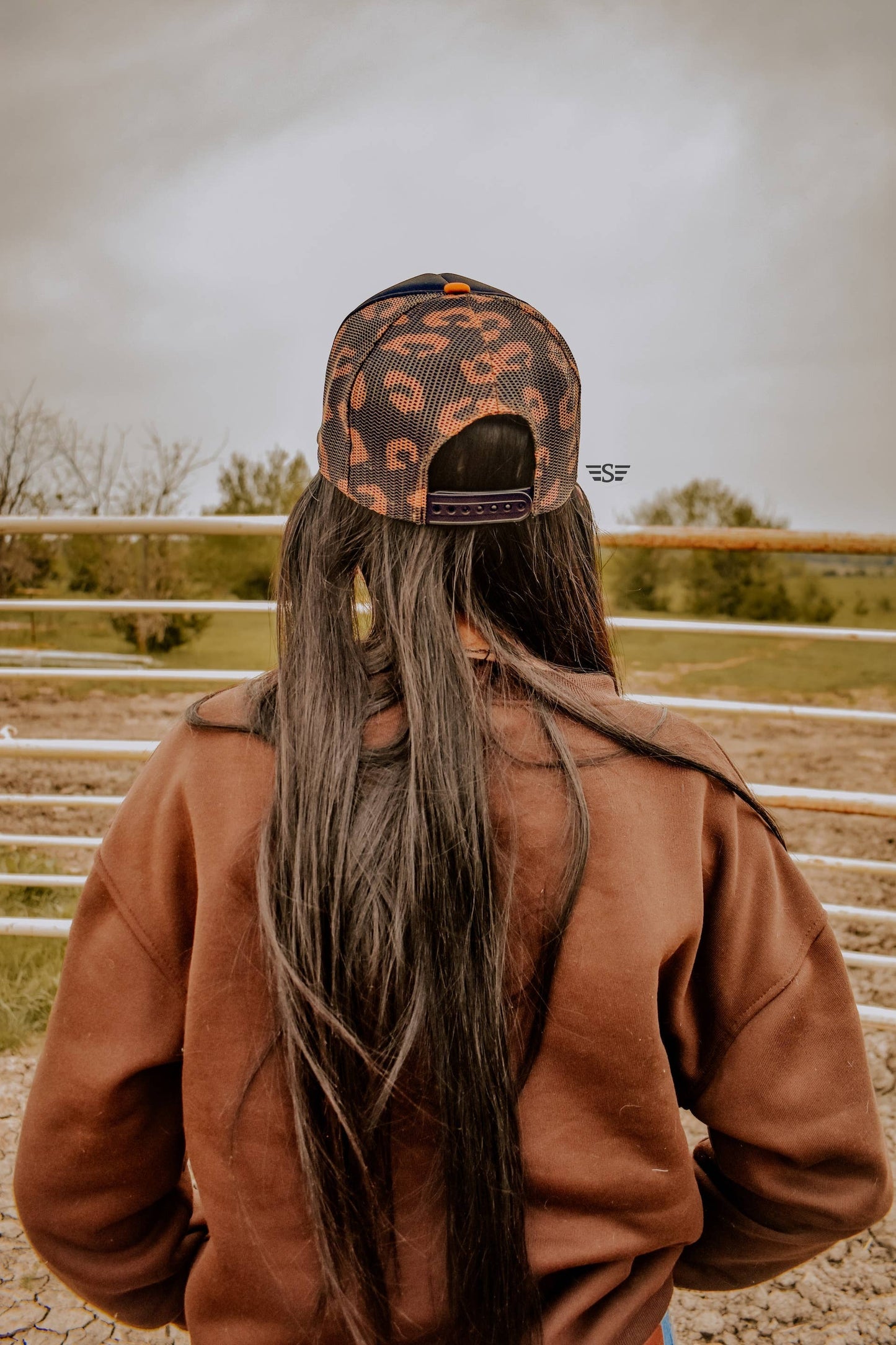 Leopard Printed Mesh Back Cap