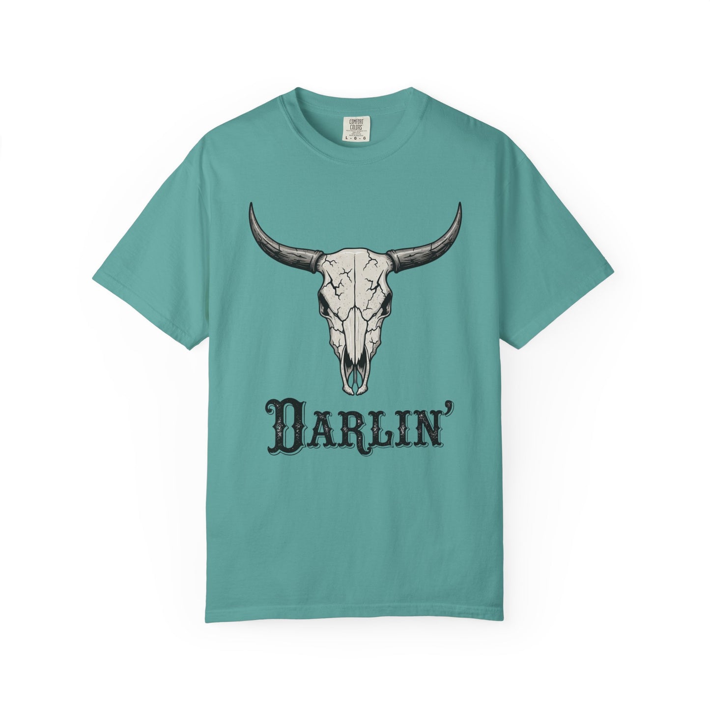 Darlin' Western Graphic T-Shirt, Boho Top, Unisex Farm Shirt, Casual Tee, Everyday Wear, Gift for Cowgirls and Outdoors Lovers