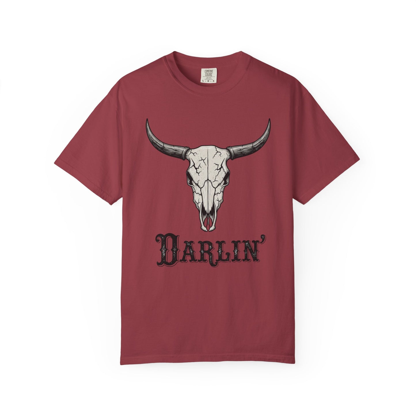 Darlin' Western Graphic T-Shirt, Boho Top, Unisex Farm Shirt, Casual Tee, Everyday Wear, Gift for Cowgirls and Outdoors Lovers
