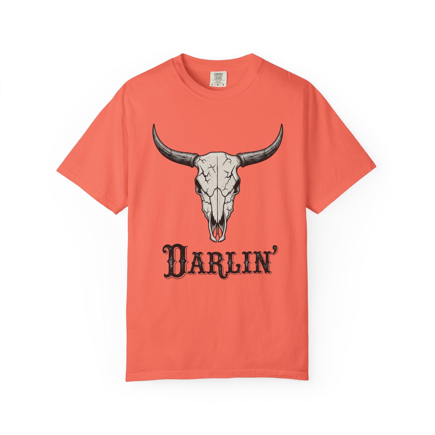 Darlin' Western Graphic T-Shirt, Boho Top, Unisex Farm Shirt, Casual Tee, Everyday Wear, Gift for Cowgirls and Outdoors Lovers