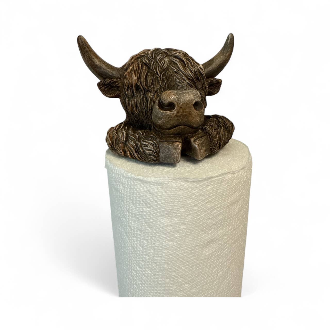 Highland Cow Paper Towel Holder