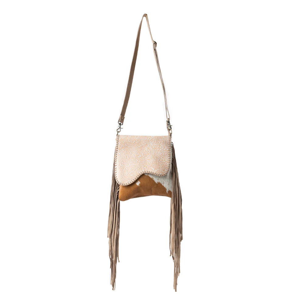 Myra Western Ember Concealed Carry Bag in Autumn Blaze & Moonlit Ivory