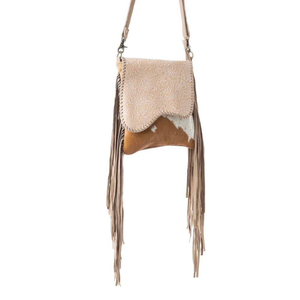 Myra Western Ember Concealed Carry Bag in Autumn Blaze & Moonlit Ivory