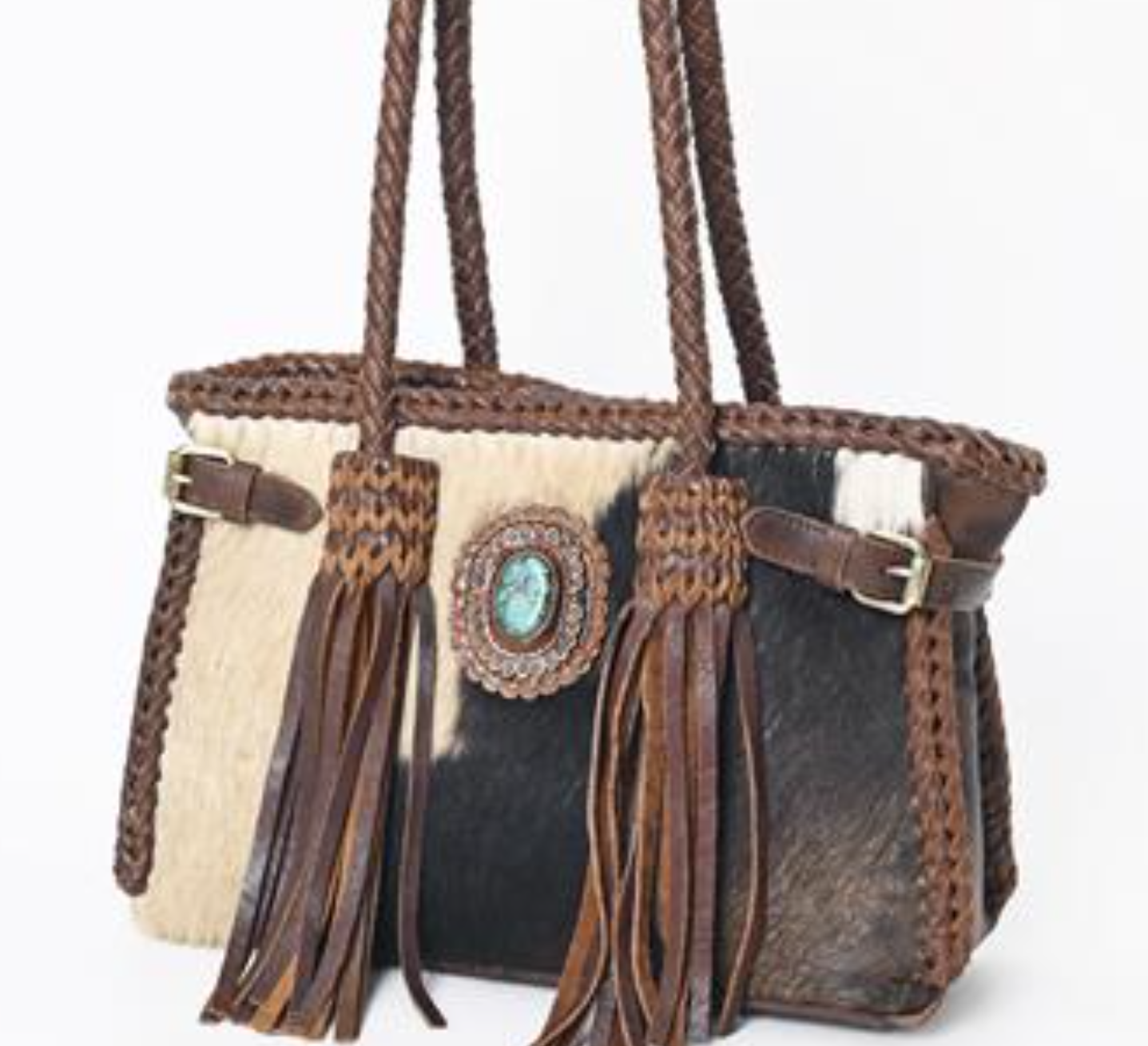 Western Genuine Leather Tote Purse for Women by American Darling