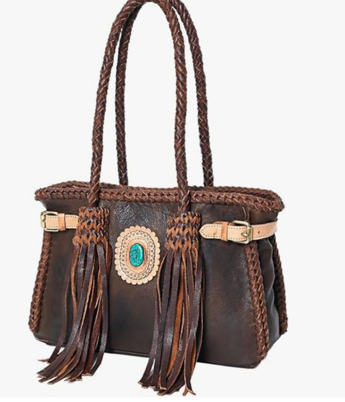 Western Genuine Leather Tote Purse for Women by American Darling