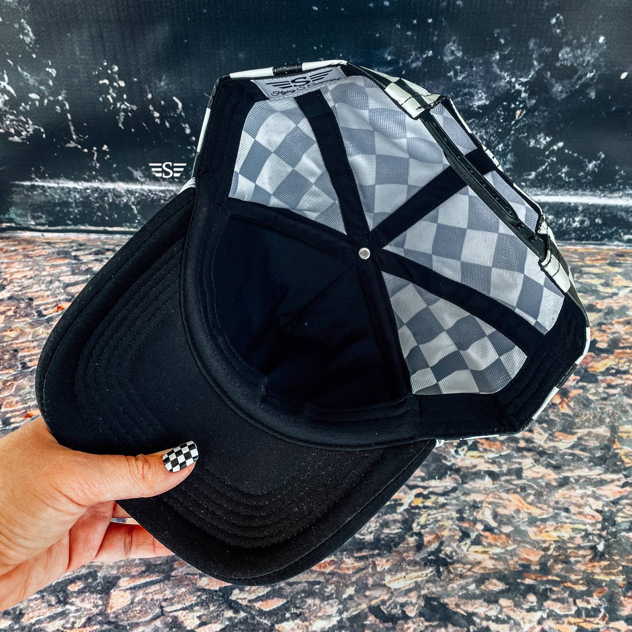 LIMITED EDITION Luminescent Checkered Back Trucker Hat