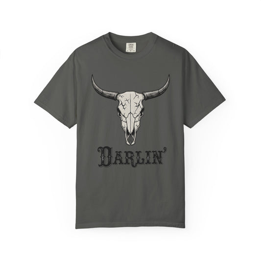 Darlin' Western Graphic T-Shirt, Boho Top, Unisex Farm Shirt, Casual Tee, Everyday Wear, Gift for Cowgirls and Outdoors Lovers