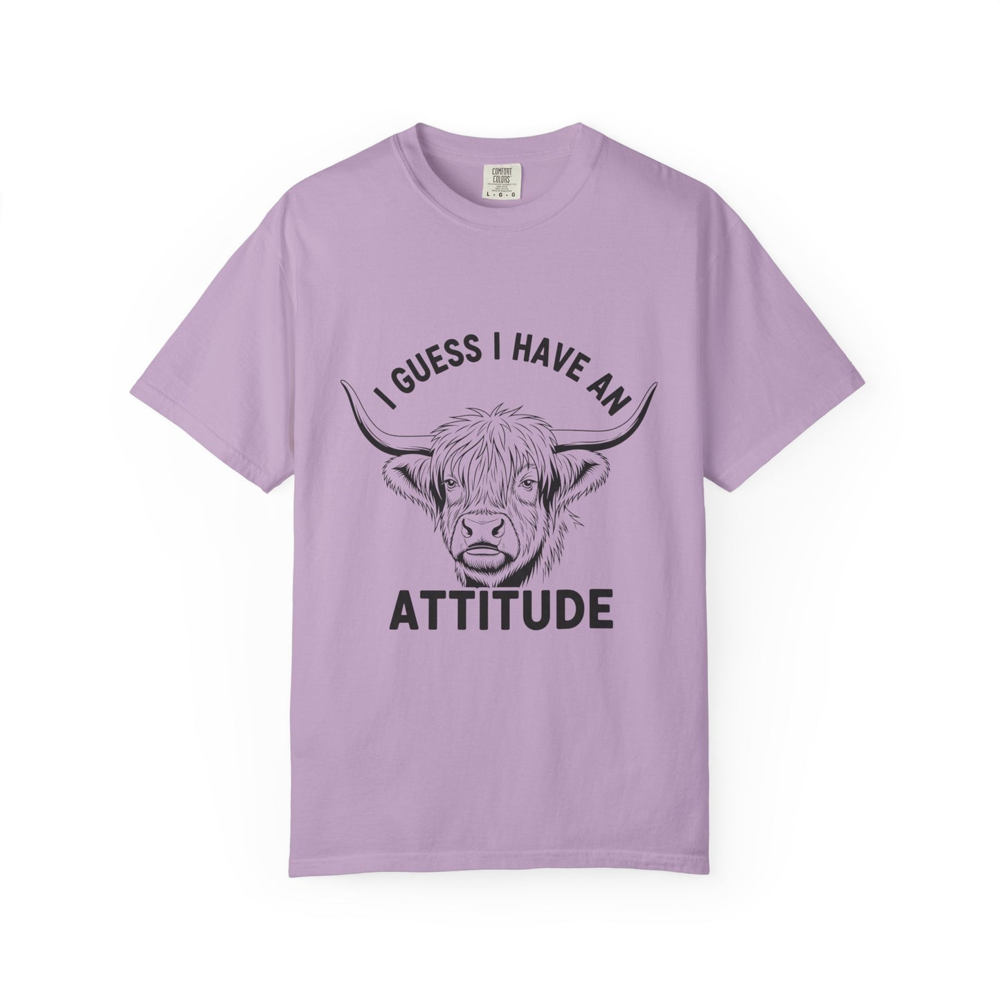 Attitude Cow T-Shirt | Funny Graphic Tee, Unisex Casual Wear, Gift for Animal Lovers, Farmhouse Style, Everyday Comfort