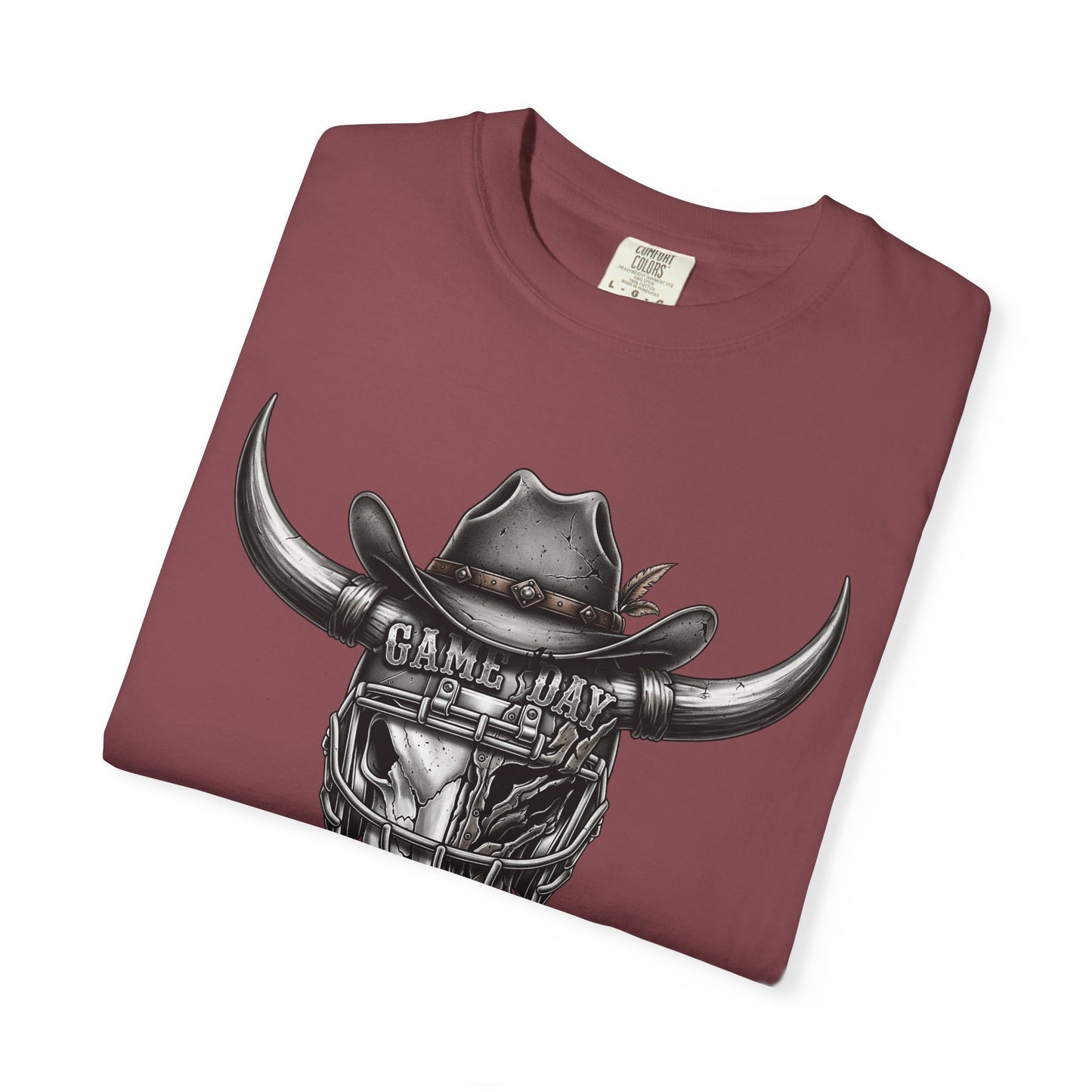 Cow Skull Graphic T-Shirt, Unisex Style Tee, Casual Wear, Western Fashion, Perfect Gift for Cowboys