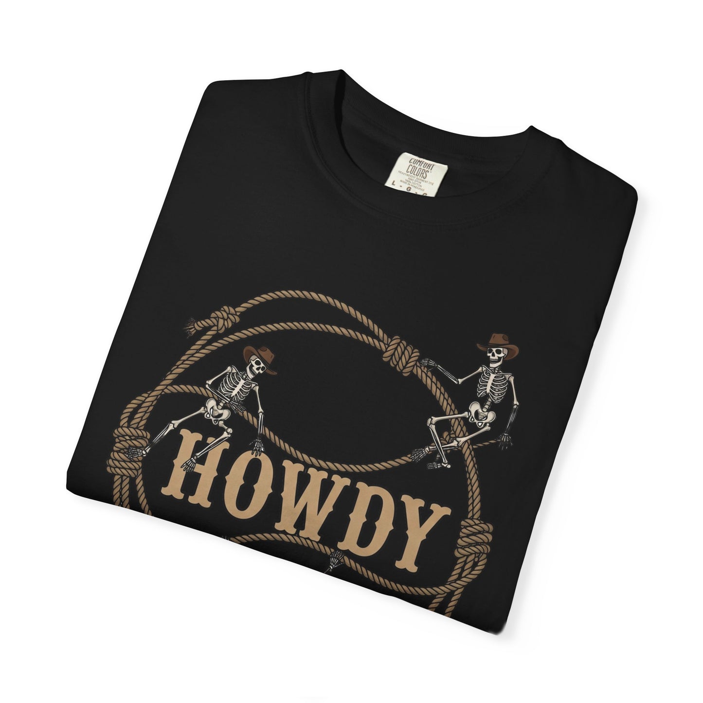 Howdy Cowboy T-Shirt, Western Tee, Rustic Apparel, Unisex Shirt, Country Style Top, Great for Rodeos