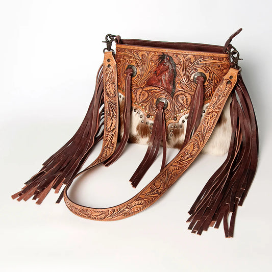 American Darling Horse Crossbody Genuine Western Leather Women Bag
