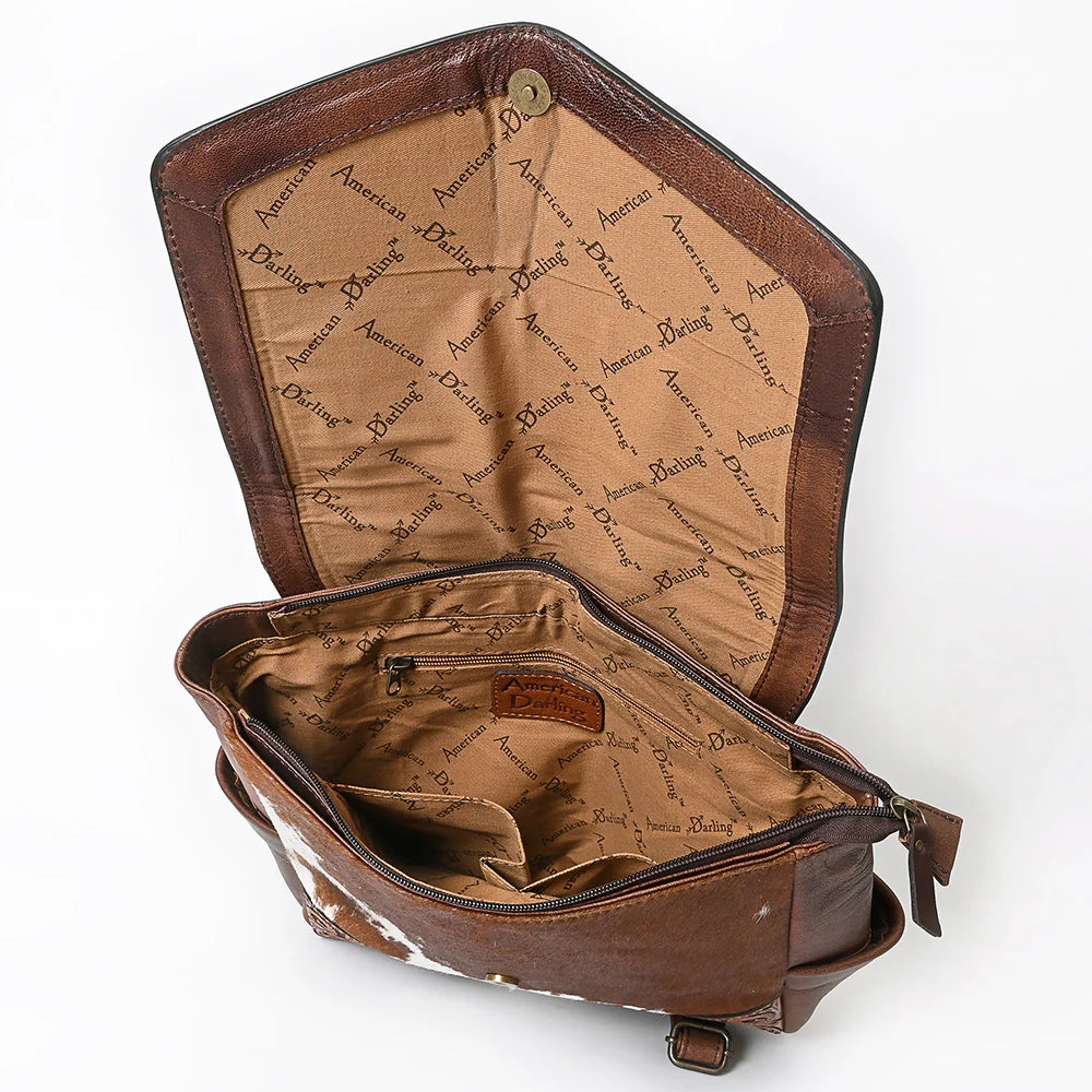 Backpack Hair On Genuine Western Leather Women Bag