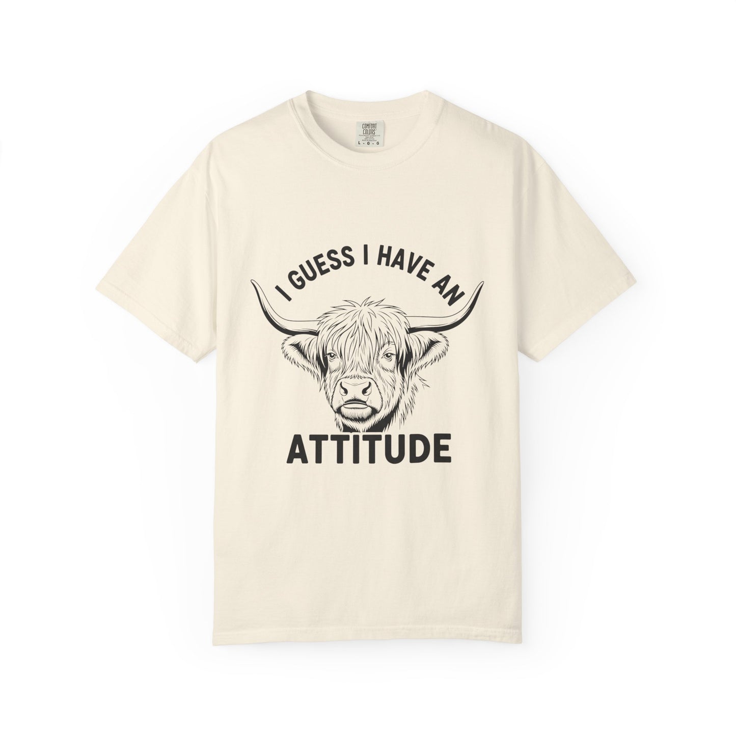 Attitude Cow T-Shirt | Funny Graphic Tee, Unisex Casual Wear, Gift for Animal Lovers, Farmhouse Style, Everyday Comfort