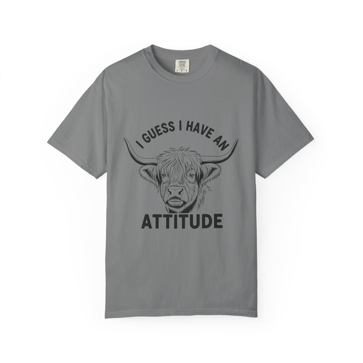Attitude Cow T-Shirt | Funny Graphic Tee, Unisex Casual Wear, Gift for Animal Lovers, Farmhouse Style, Everyday Comfort