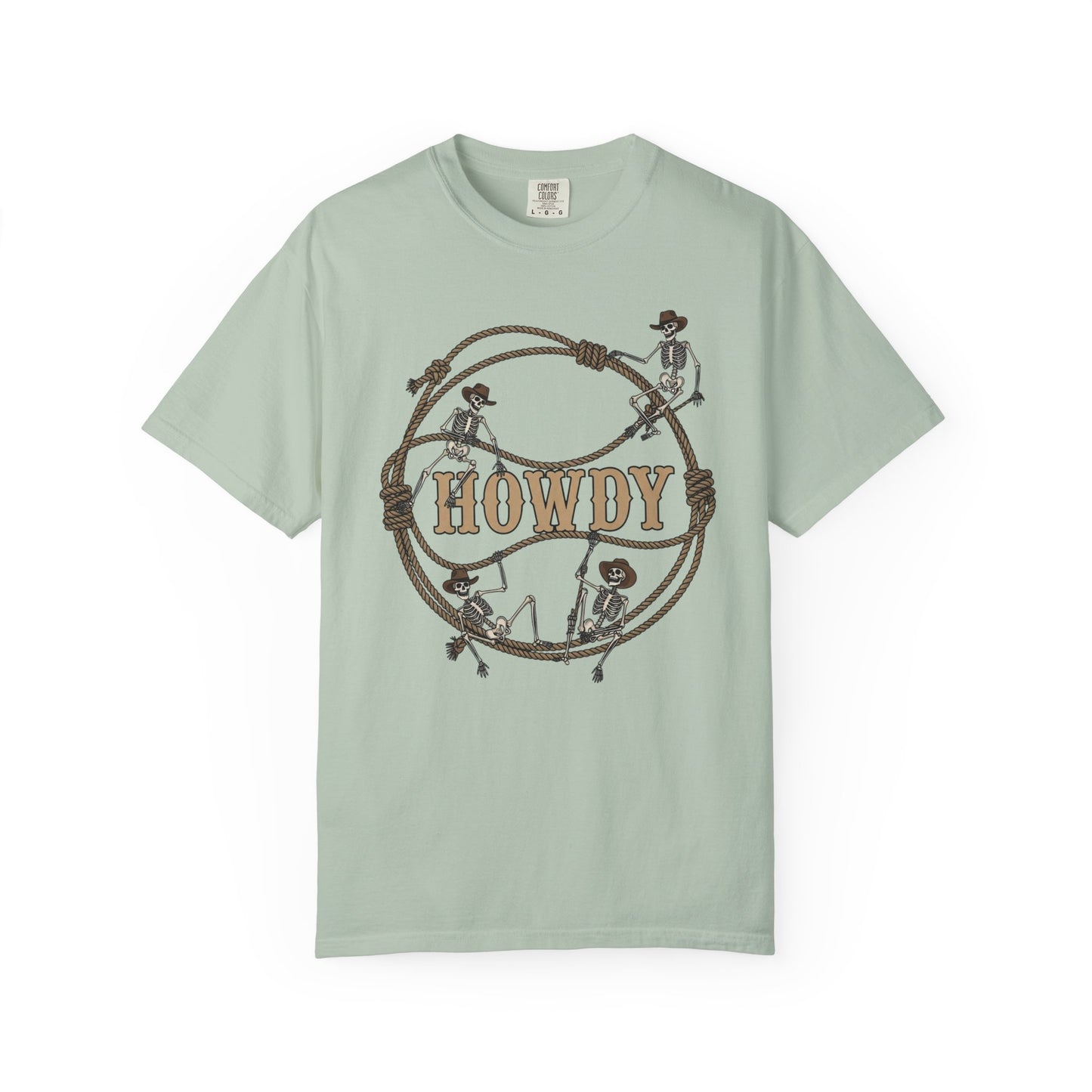 Howdy Cowboy T-Shirt, Western Tee, Rustic Apparel, Unisex Shirt, Country Style Top, Great for Rodeos