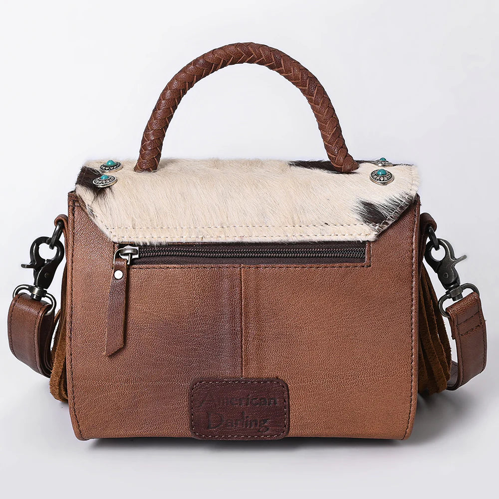 Crossbody Hair On Genuine Leather Western Women Bag