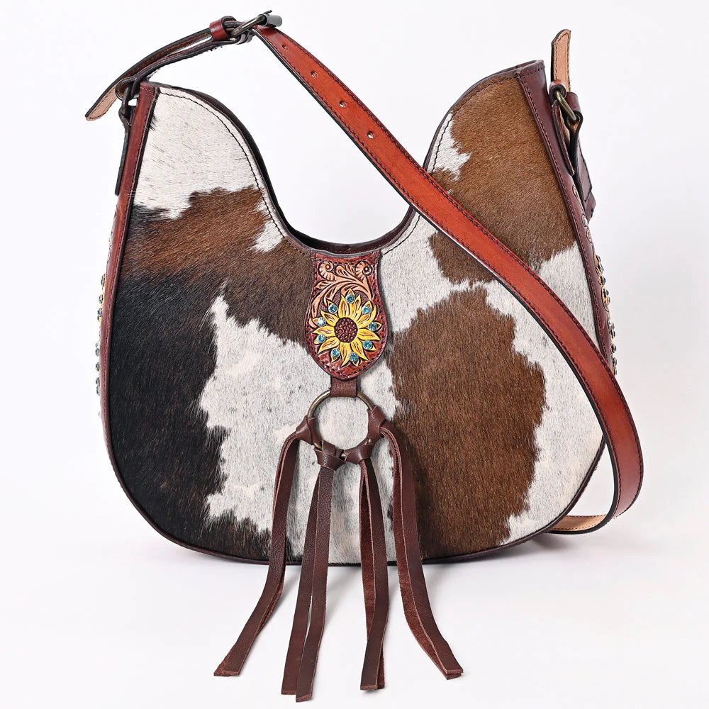 Hobo Hair On Genuine Western Leather Women Bag
