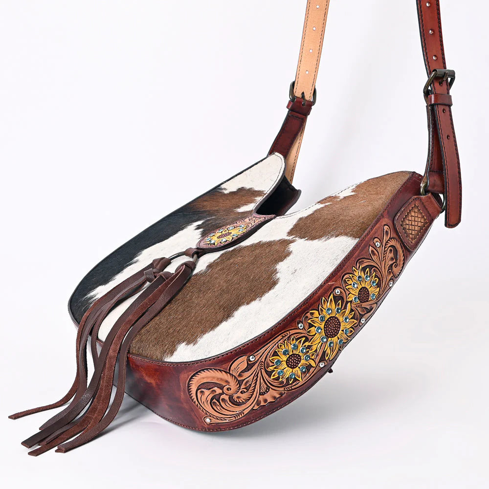 Hobo Hair On Genuine Western Leather Women Bag