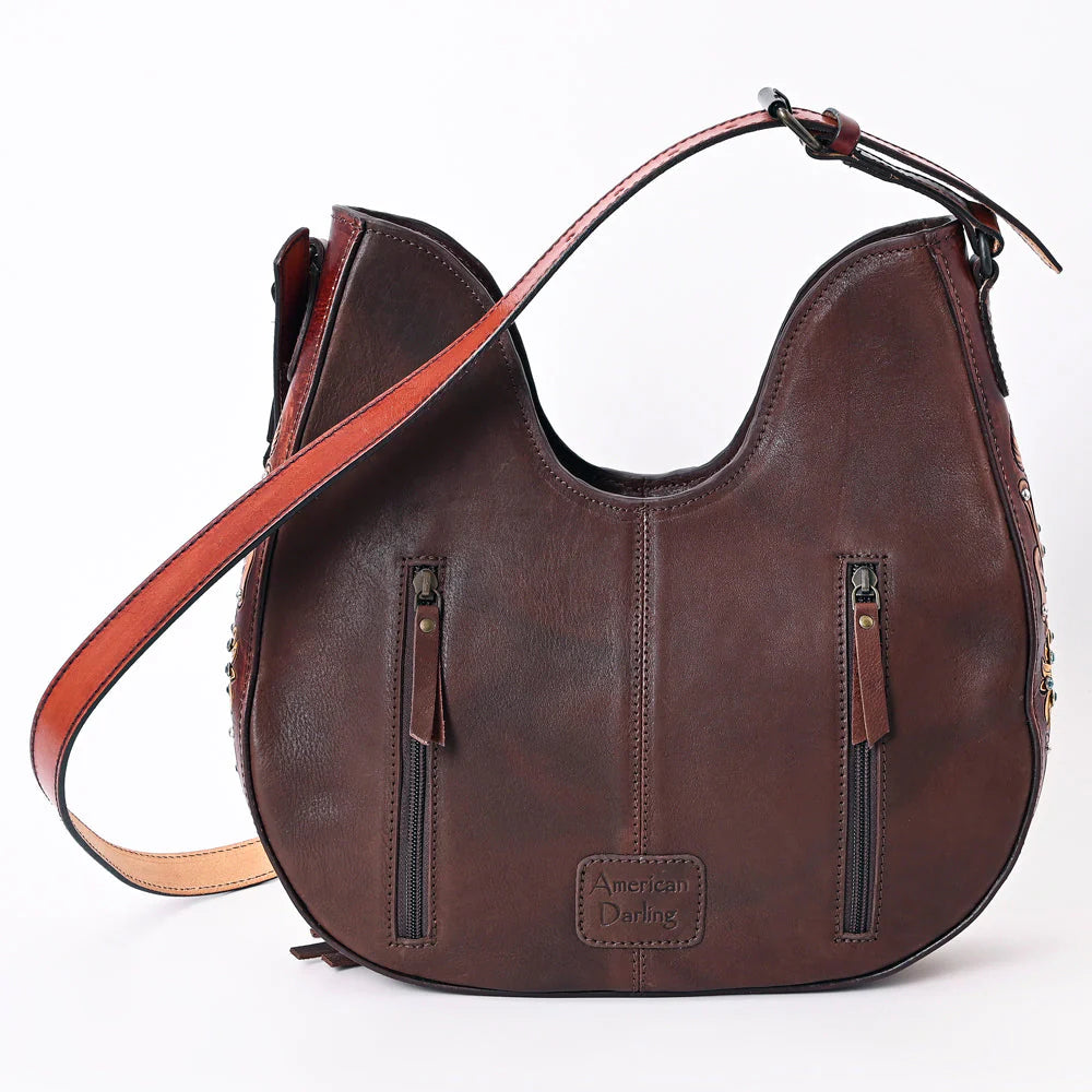 Hobo Hair On Genuine Western Leather Women Bag