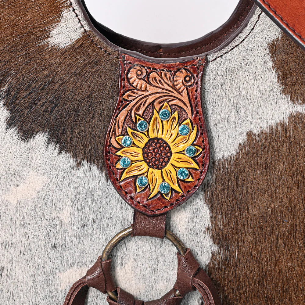 Hobo Hair On Genuine Western Leather Women Bag