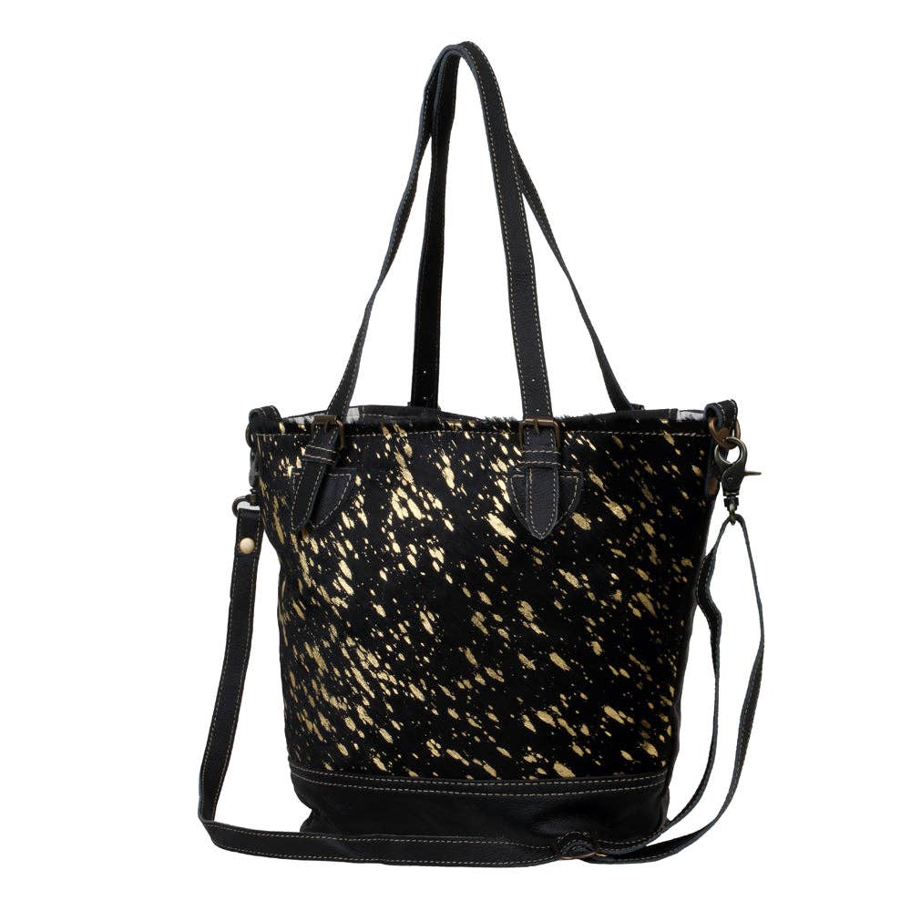 Celestial Canvas And Hairon Bag