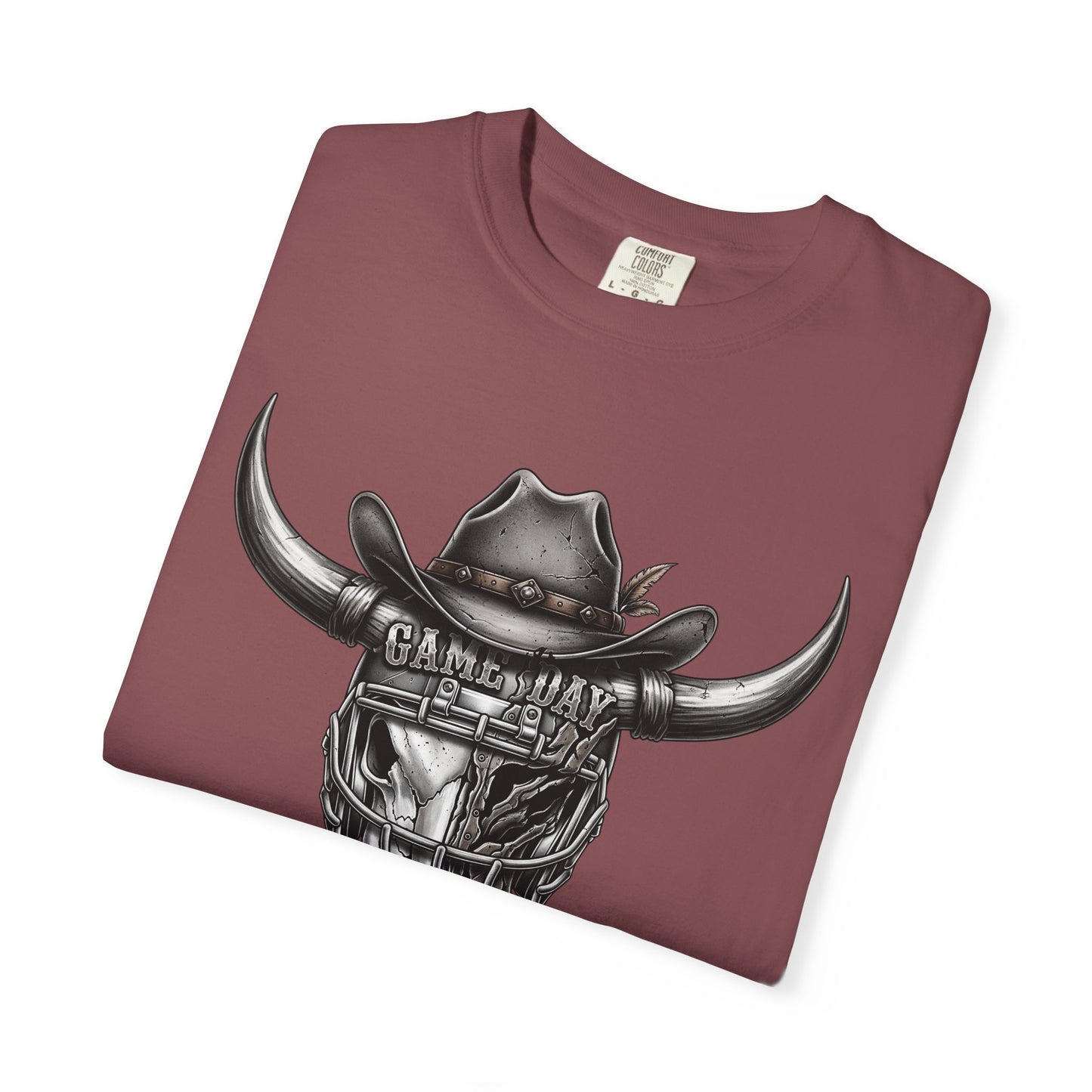 Cow Skull Graphic T-Shirt, Unisex Style Tee, Casual Wear, Western Fashion, Perfect Gift for Cowboys
