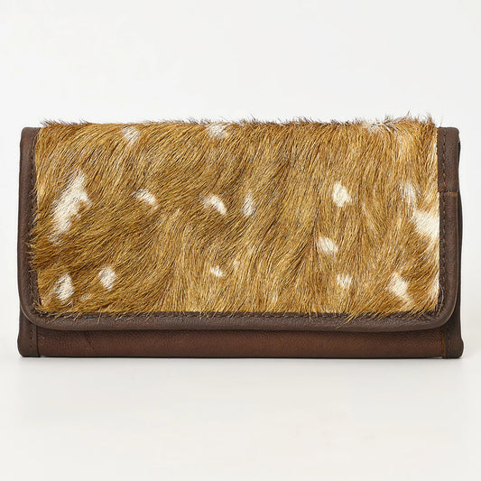 American Darling Deer Print Wallet  Genuine Western Leather Women Bag