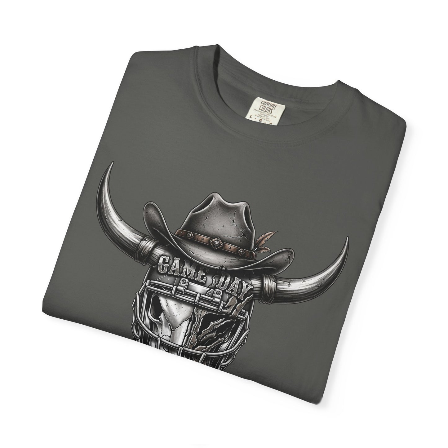 Cow Skull Graphic T-Shirt, Unisex Style Tee, Casual Wear, Western Fashion, Perfect Gift for Cowboys