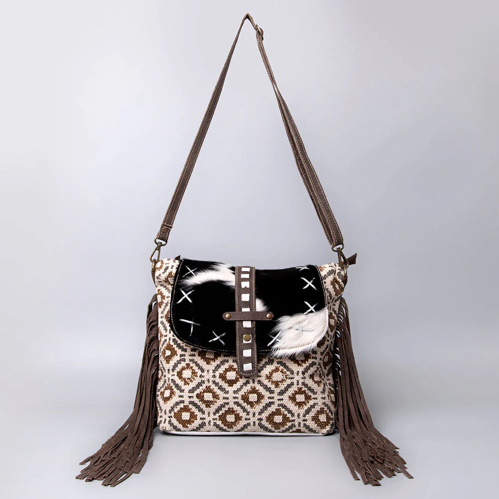 Crossbody Upcycled Canvas Ladies Bag