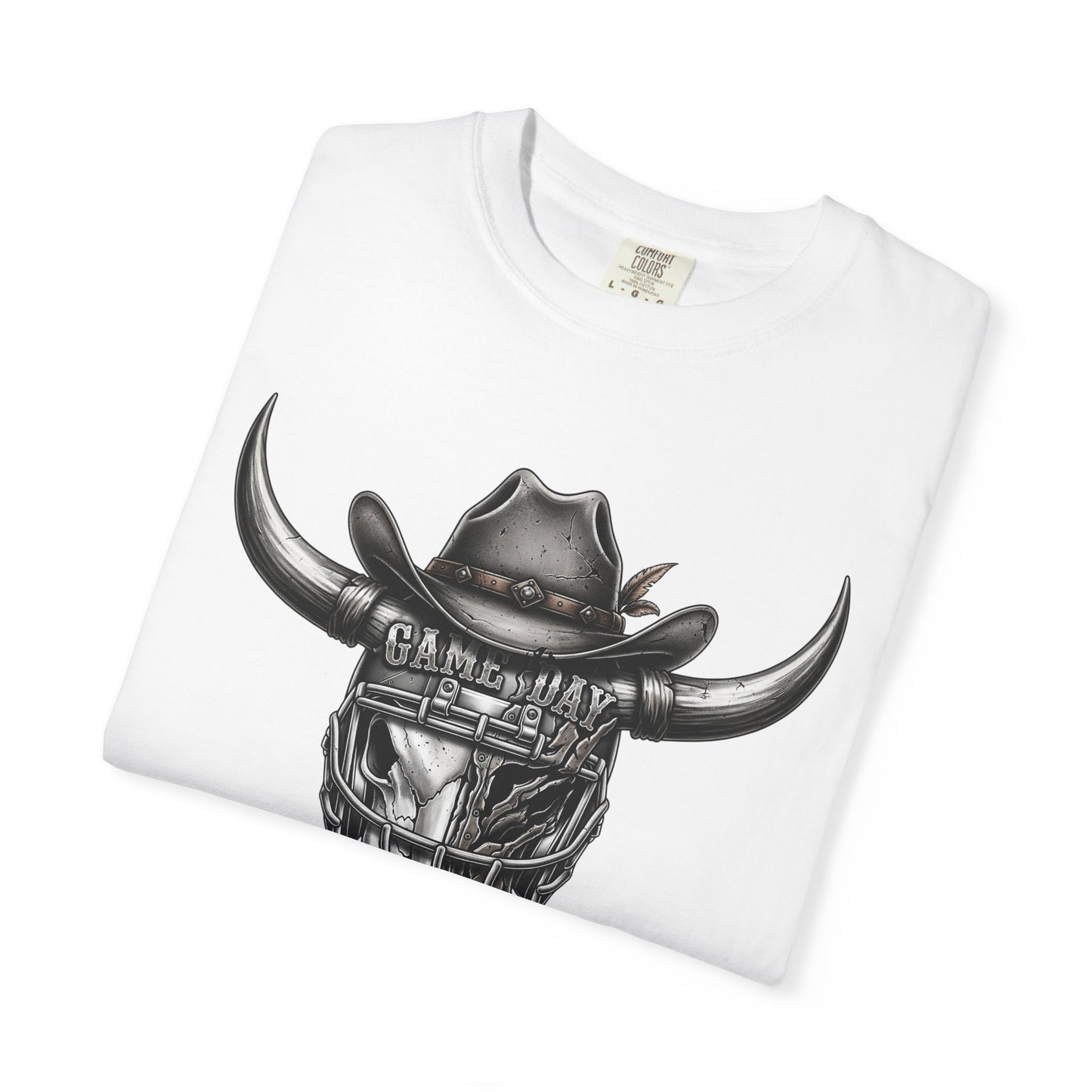 Cow Skull Graphic T-Shirt, Unisex Style Tee, Casual Wear, Western Fashion, Perfect Gift for Cowboys