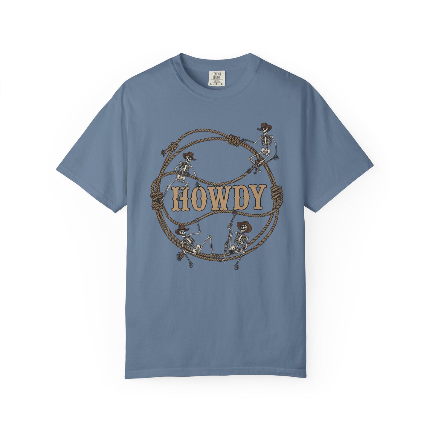 Howdy Cowboy T-Shirt, Western Tee, Rustic Apparel, Unisex Shirt, Country Style Top, Great for Rodeos