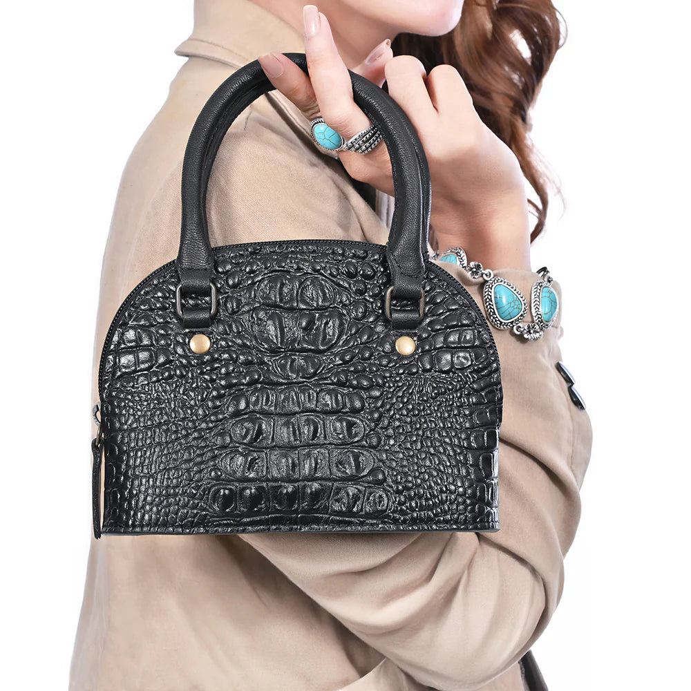 Clutch Bag for Women, Crocodile Embossed