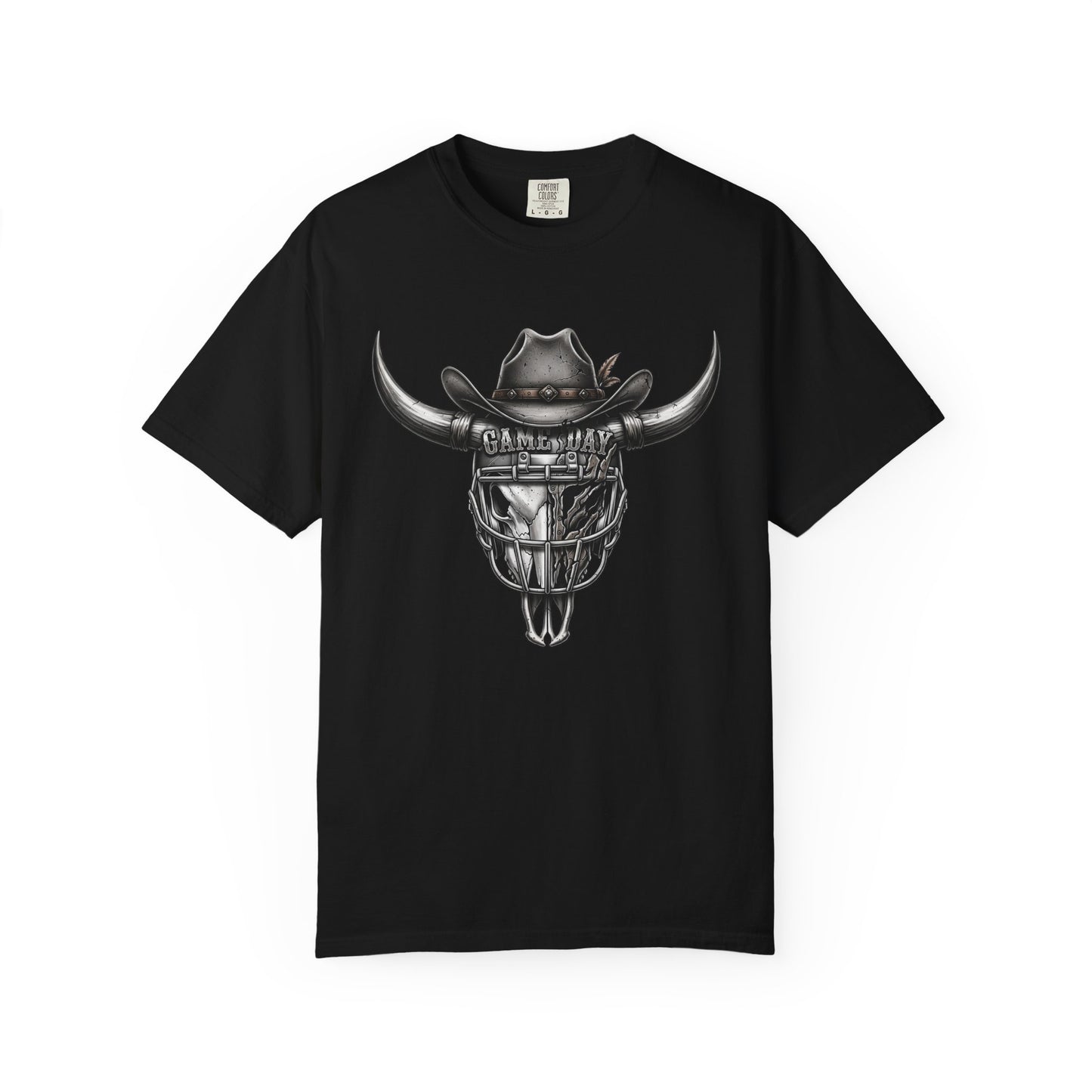 Cow Skull Graphic T-Shirt, Unisex Style Tee, Casual Wear, Western Fashion, Perfect Gift for Cowboys