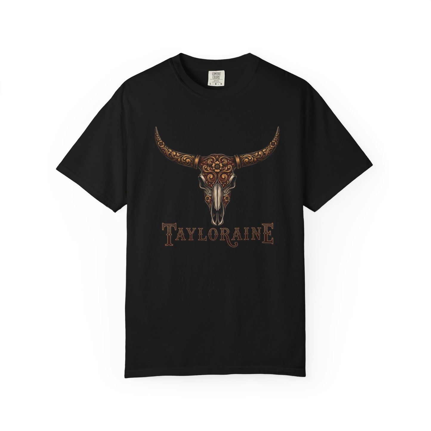 Bohemian Bull Skull T-Shirt, Unisex Vintage Style Tee for Trendy Outings, Gift for Friends, Festival Apparel, Casual Everyday Wear