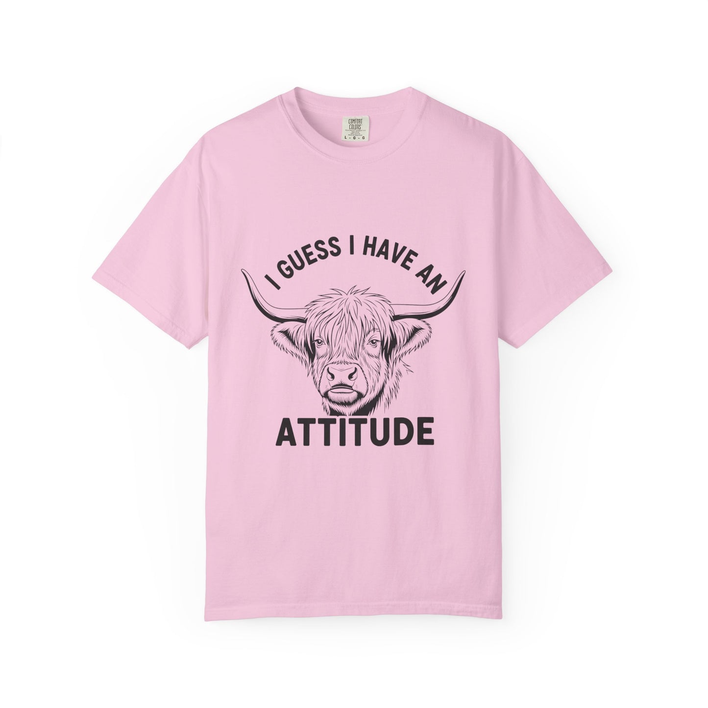 Attitude Cow T-Shirt | Funny Graphic Tee, Unisex Casual Wear, Gift for Animal Lovers, Farmhouse Style, Everyday Comfort