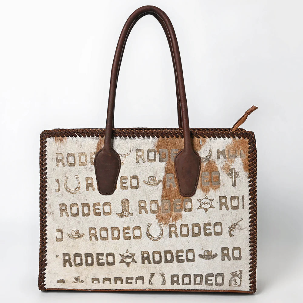 Tote Hair-On Genuine Western Leather Women Bag