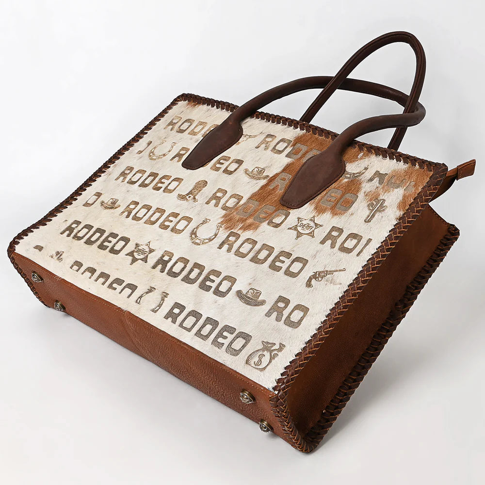 Tote Hair-On Genuine Western Leather Women Bag