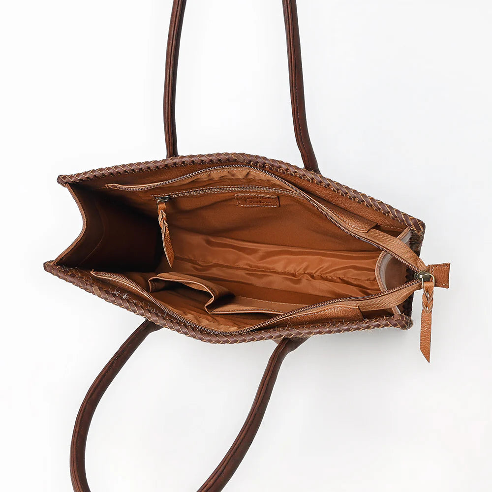 Tote Hair-On Genuine Western Leather Women Bag