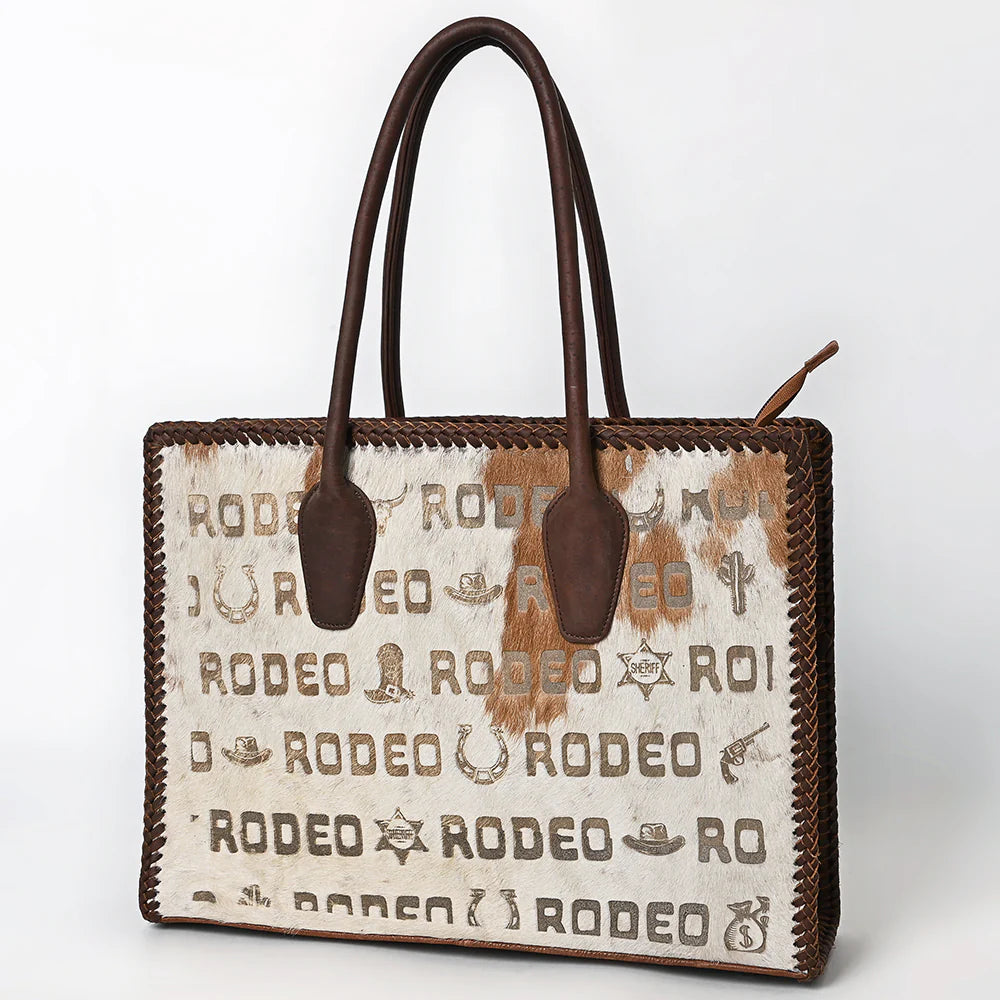 Tote Hair-On Genuine Western Leather Women Bag
