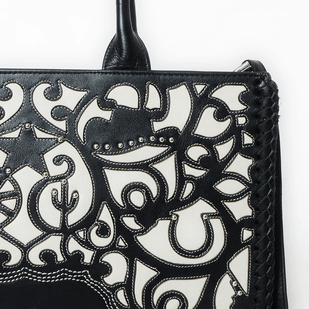 Tote Genuine Leather women bag western Bag