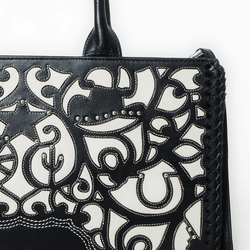 Tote Genuine Leather women bag western Bag