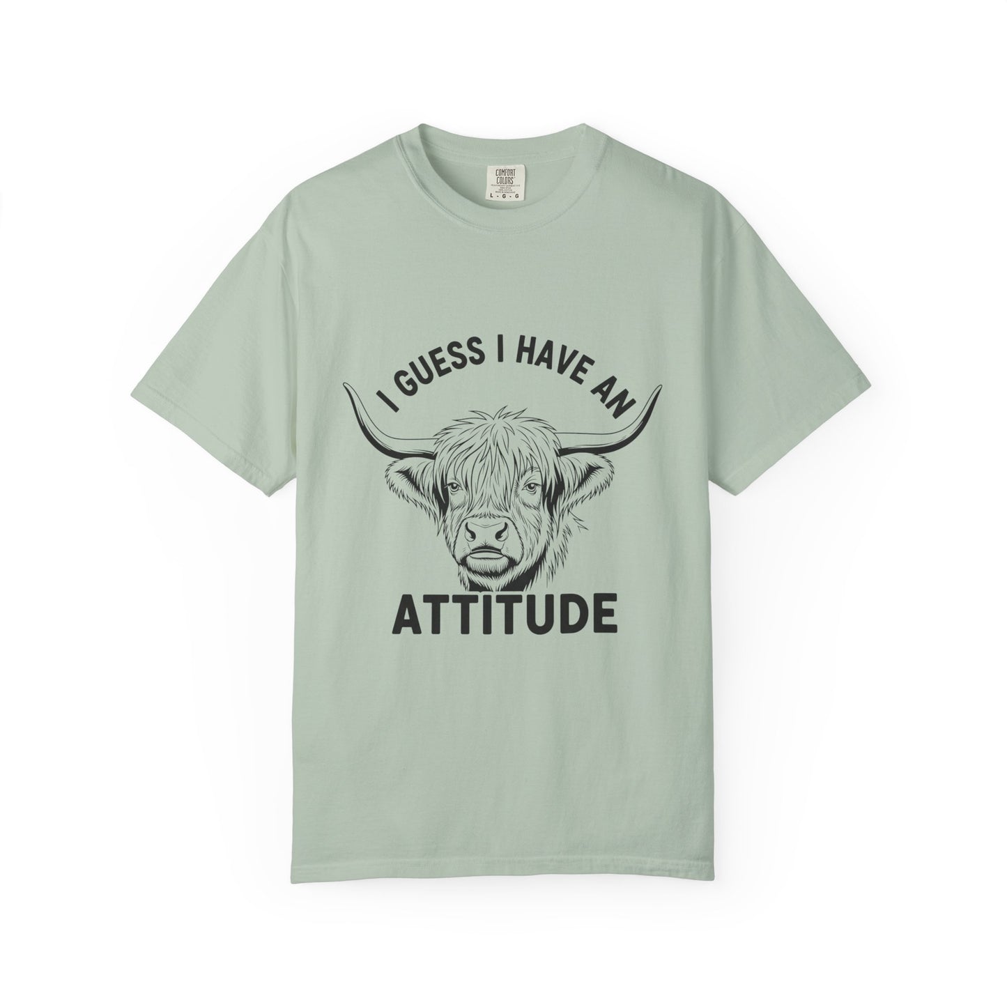 Attitude Cow T-Shirt | Funny Graphic Tee, Unisex Casual Wear, Gift for Animal Lovers, Farmhouse Style, Everyday Comfort